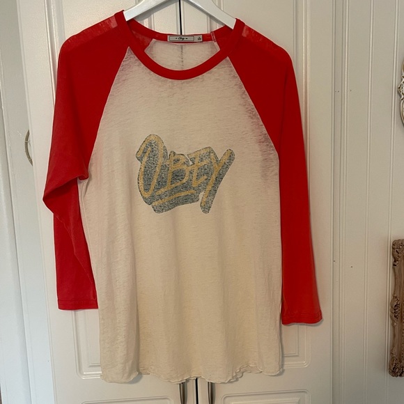 Obey Tops - OBEY Baseball Tee ⚾️